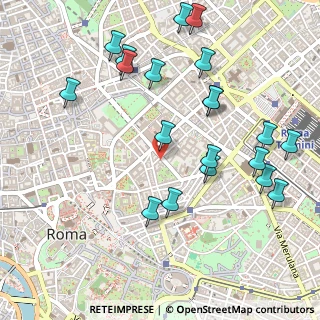 Mappa Via Milano, 00184 Roma RM, Italia (0.613)