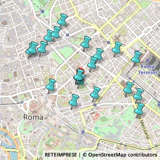 Mappa Via Milano, 00184 Roma RM, Italia (0.5395)