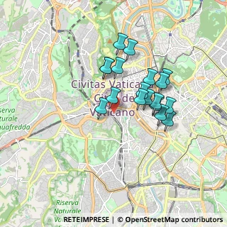 Mappa Via Paolo II, 00165 Roma RM, Italia (1.54333)