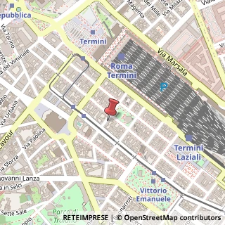 Mappa Via Carlo Cattaneo, 23, 00185 Roma, Roma (Lazio)