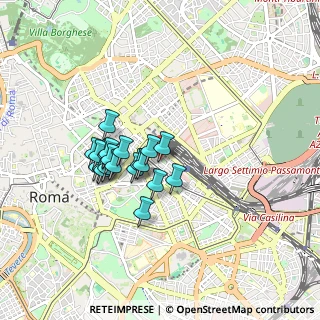 Mappa Piazza Manfredo Fanti, 00185 Roma RM, Italia (0.7115)