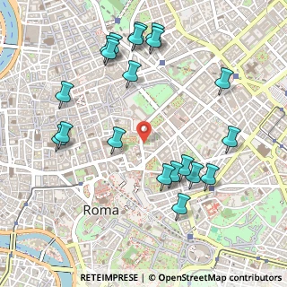Mappa Via Ventiquattro Maggio, 00184 Roma RM, Italia (0.6115)
