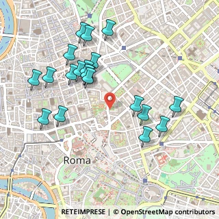Mappa Via Ventiquattro Maggio, 00184 Roma RM, Italia (0.5435)