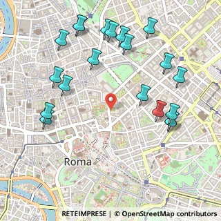 Mappa Via Ventiquattro Maggio, 00184 Roma RM, Italia (0.6515)