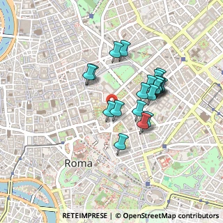 Mappa Via Ventiquattro Maggio, 00184 Roma RM, Italia (0.388)