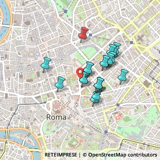Mappa Via Ventiquattro Maggio, 00184 Roma RM, Italia (0.364)