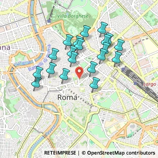 Mappa Via Ventiquattro Maggio, 00184 Roma RM, Italia (0.8925)