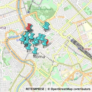 Mappa Via Ventiquattro Maggio, 00184 Roma RM, Italia (0.8345)