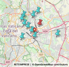 Mappa Tangenziale Est, 00185 Roma RM, Italia (3.20545)