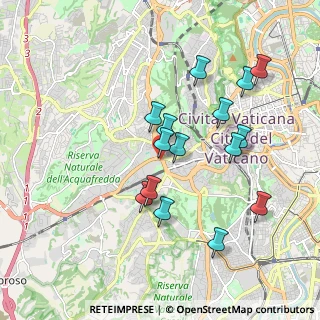 Mappa Circonvallazione Aurelia, 00165 Roma RM, Italia (1.84667)