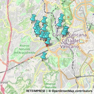 Mappa Circonvallazione Aurelia, 00165 Roma RM, Italia (1.59353)