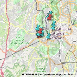 Mappa Circonvallazione Aurelia, 00165 Roma RM, Italia (1.22643)