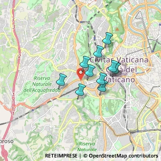 Mappa Circonvallazione Aurelia, 00165 Roma RM, Italia (1.35)