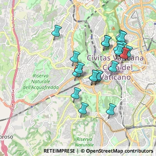 Mappa Circonvallazione Aurelia, 00165 Roma RM, Italia (1.9495)