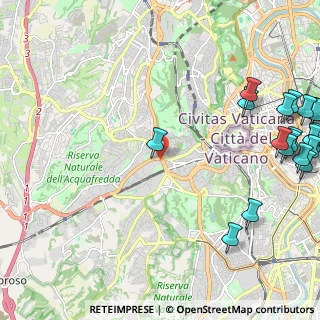 Mappa Circonvallazione Aurelia, 00165 Roma RM, Italia (3.5525)