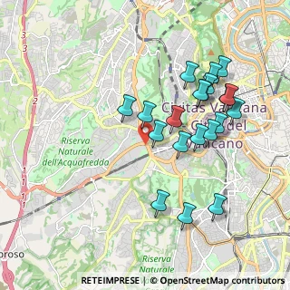 Mappa Circonvallazione Aurelia, 00165 Roma RM, Italia (1.9975)