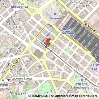 Mappa Via Farini, 45, 00185 Roma, Roma (Lazio)