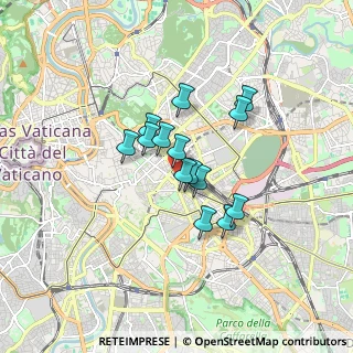 Mappa Via Carlo Farini, 00185 Roma RM, Italia (1.24)