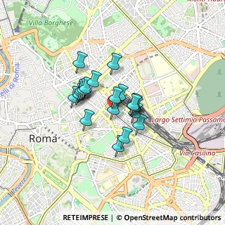 Mappa Via Carlo Farini, 00185 Roma RM, Italia (0.59)