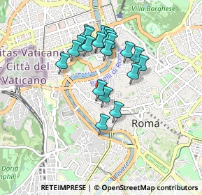 Mappa Vicolo dei Granari, 00186 Roma RM, Italia (0.8155)