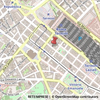 Mappa Via Principe Amedeo, 112, 00185 Roma, Roma (Lazio)