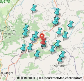 Mappa Unnamed Road, 86080 Pescopennataro IS, Italia (7.4925)