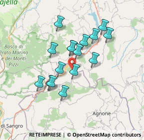 Mappa Unnamed Road, 86080 Pescopennataro IS, Italia (6.12813)