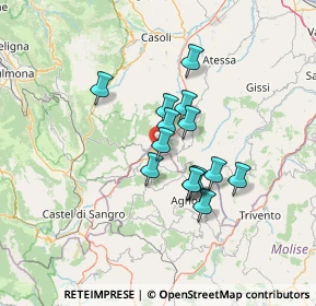 Mappa Unnamed Road, 86080 Pescopennataro IS, Italia (10.495)