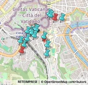 Mappa Viale delle Mura Aurelie, 00165 Roma RM, Italia (0.3985)