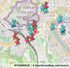 Mappa Viale delle Mura Aurelie, 00165 Roma RM, Italia (0.509)