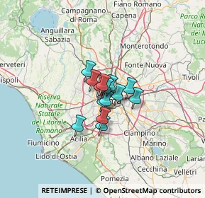 Mappa Viale delle Mura Aurelie, 00165 Roma RM, Italia (6.09357)