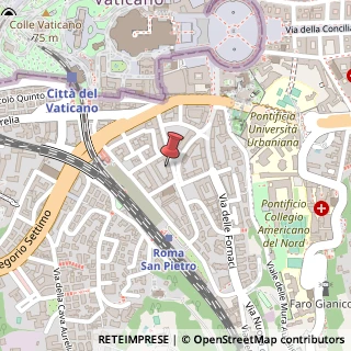 Mappa Via della Stazione di San Pietro, 20, 00165 Roma, Roma (Lazio)