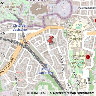 Mappa Via della Stazione di San Pietro, 25, 00165 Roma, Roma (Lazio)