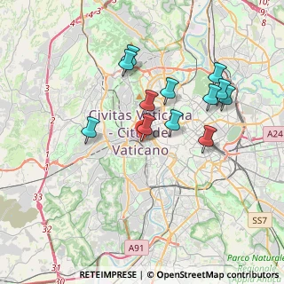 Mappa Piazza di Santa Maria Alle Fornaci, 00165 Roma RM, Italia (3.61333)