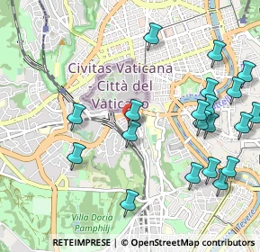 Mappa Via di Santa Maria alle Fornaci, 00165 Roma RM, Italia (1.3035)