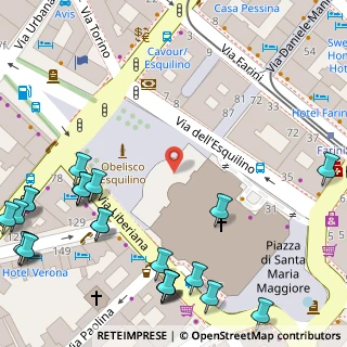 Mappa Via dell'Esquilino, 00185 Roma RM, Italia (0.1)
