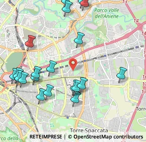 Mappa Centro commerciale Auchan Collatina a, 00177 Roma RM, Italia (2.5315)