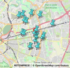 Mappa Centro commerciale Auchan Collatina a, 00177 Roma RM, Italia (1.56556)