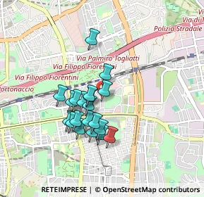 Mappa Centro commerciale Auchan Collatina a, 00177 Roma RM, Italia (0.7285)