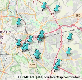 Mappa Centro commerciale Auchan Collatina a, 00177 Roma RM, Italia (4.28176)