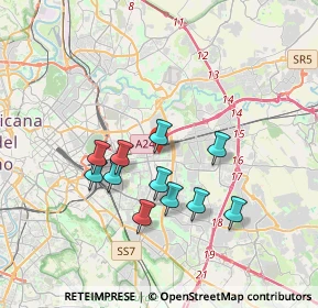 Mappa Centro commerciale Auchan Collatina a, 00177 Roma RM, Italia (3.27)