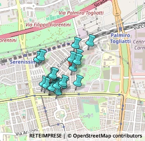 Mappa Centro commerciale Auchan Collatina a, 00177 Roma RM, Italia (0.343)