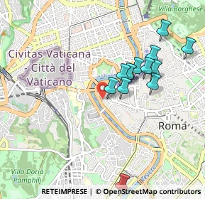 Mappa Via del Gonfalone, 00186 Roma RM, Italia (0.93231)