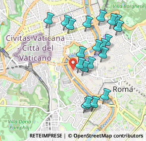 Mappa Via del Gonfalone, 00186 Roma RM, Italia (1.0305)