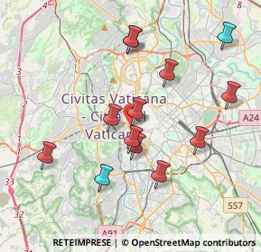 Mappa Via del Gonfalone, 00186 Roma RM, Italia (3.92769)