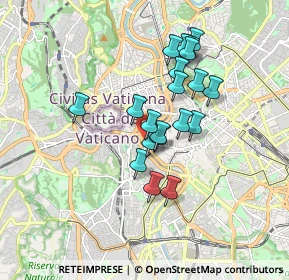 Mappa Via del Gonfalone, 00186 Roma RM, Italia (1.4985)