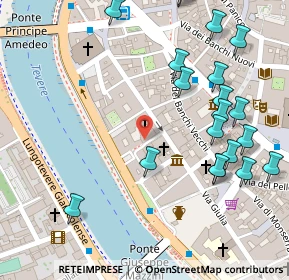 Mappa Via del Gonfalone, 00186 Roma RM, Italia (0.1675)