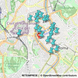 Mappa Via dei Bresciani, 00186 Roma RM, Italia (0.8685)