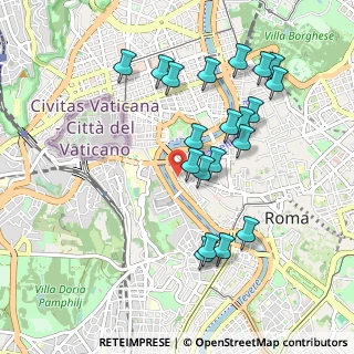 Mappa Via dei Bresciani, 00186 Roma RM, Italia (1.0305)