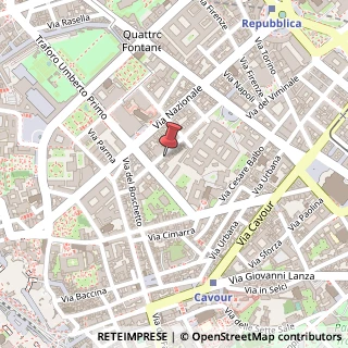 Mappa Via Palermo, 35, 00184 Roma, Roma (Lazio)